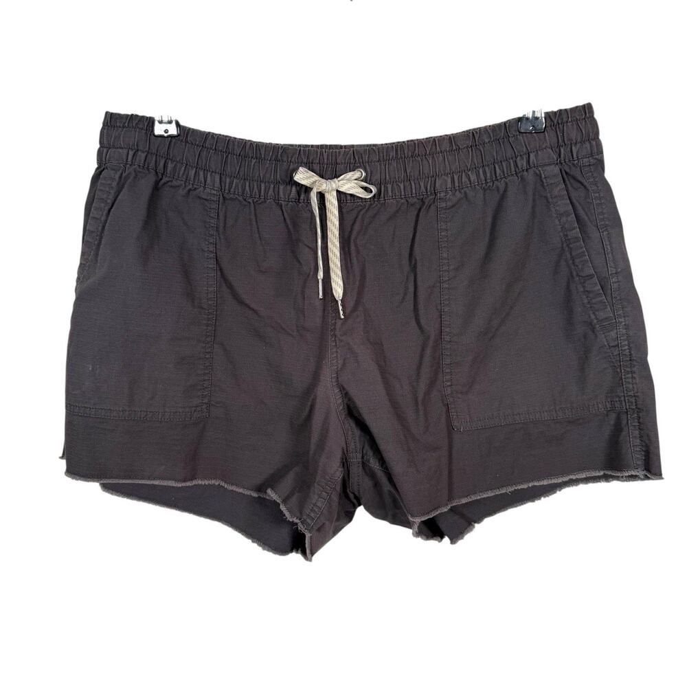VUORI Vintage Ripstop Short Charcoal Gray Rough Hem VW385 Size XL - Picture 2 of 7